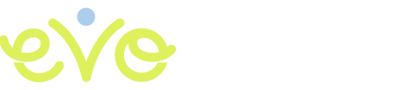 Evo Logo+Tagline Inline White