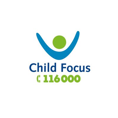 Logo Child Focus Met Witte Achtergrond