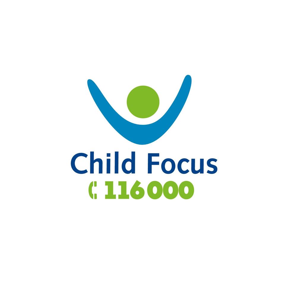 Logo Child Focus Met Witte Achtergrond