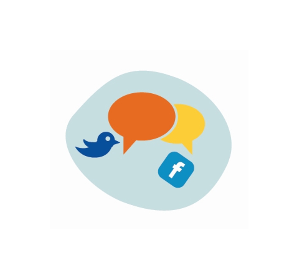 Socialmedia Icon Wit